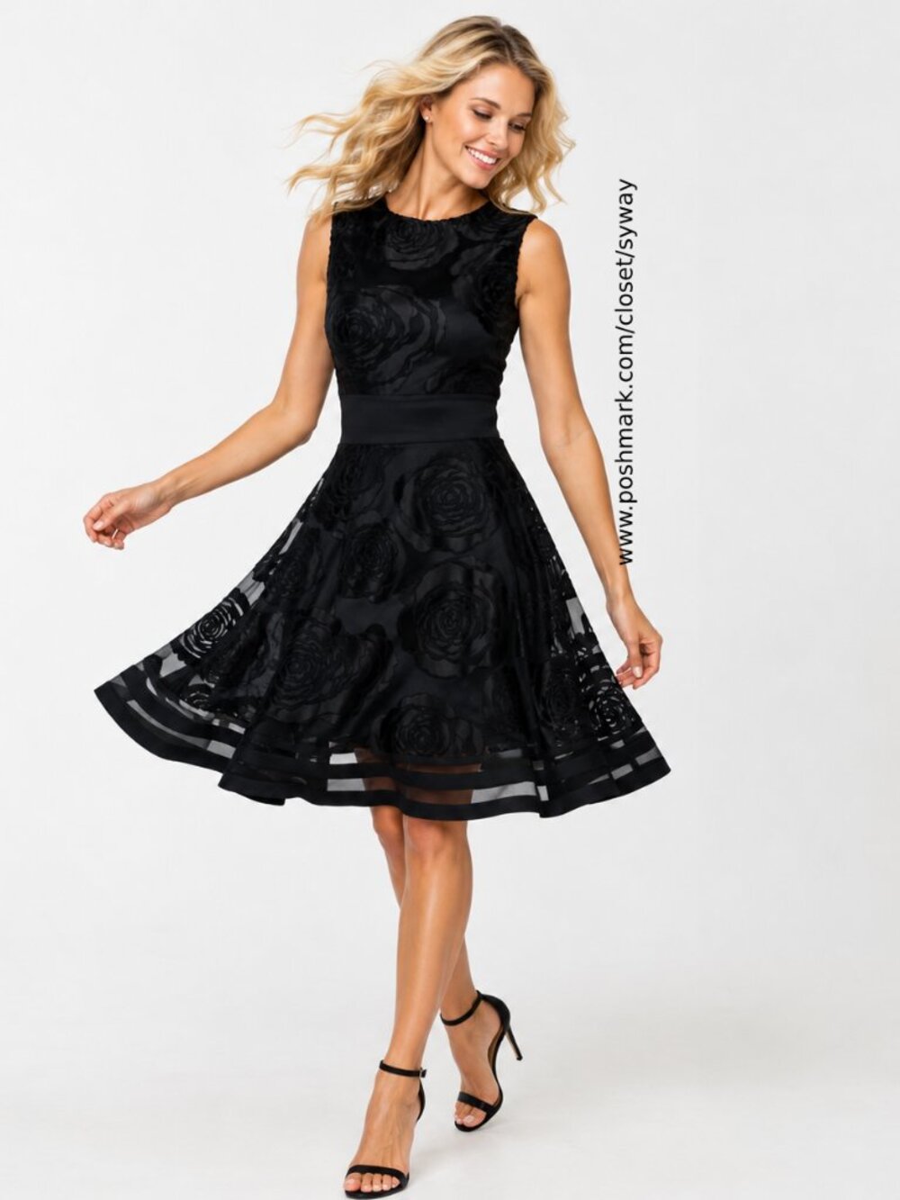 Frank Lyman Montreal The Black Rose Dress